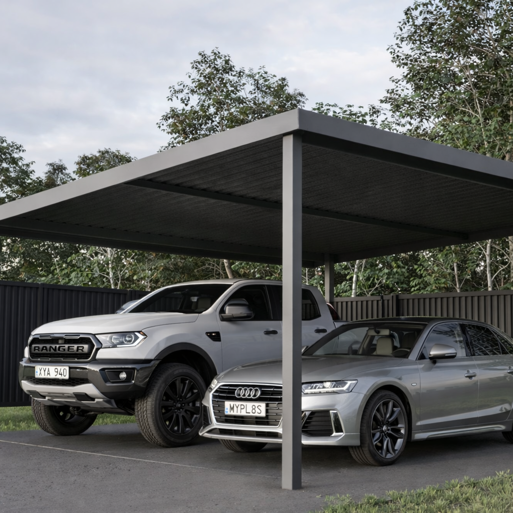 6m x 6m Double Carport Heavy Duty Steel Car port Kit