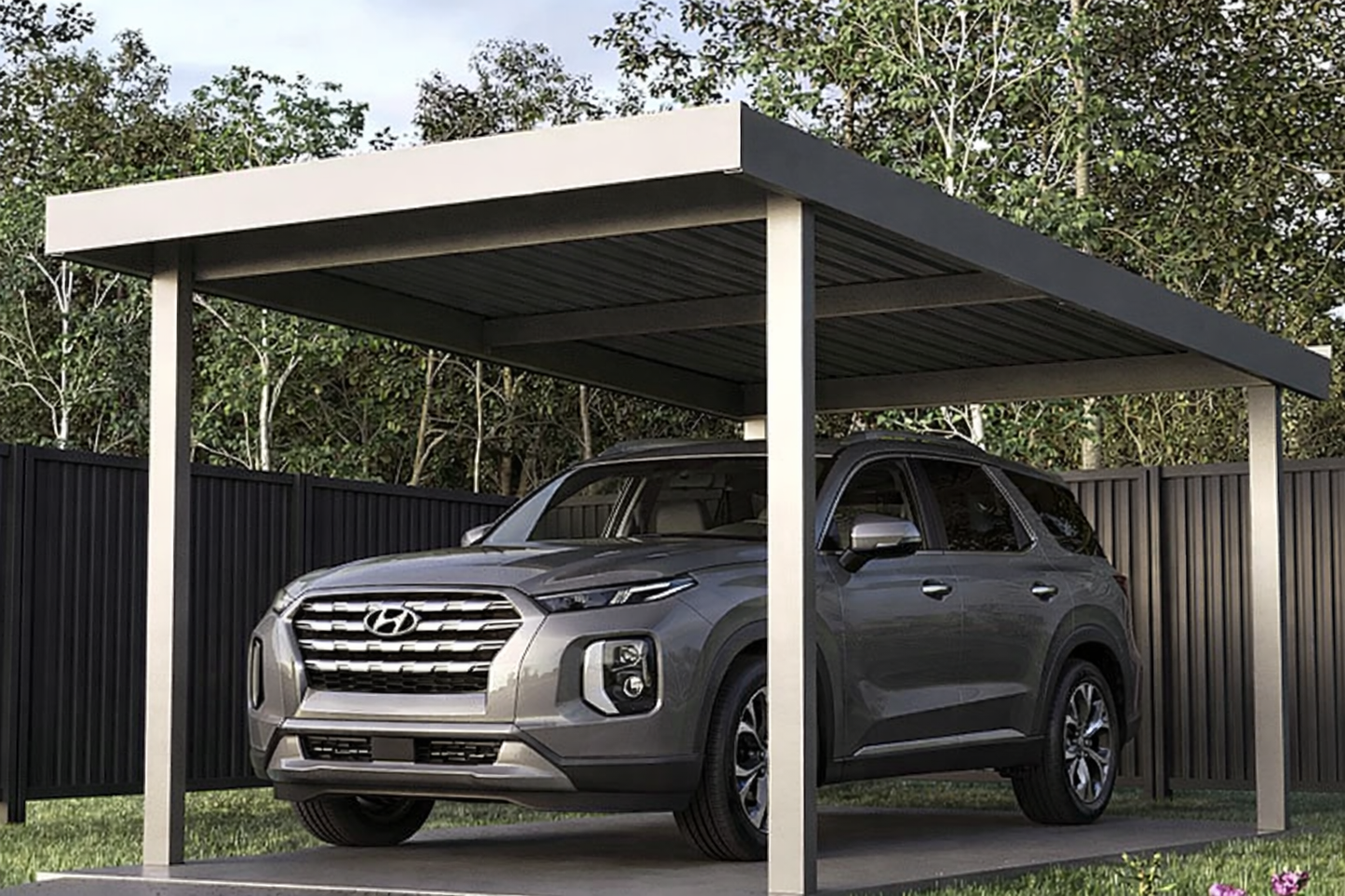 6m x 3.1m Single Carport