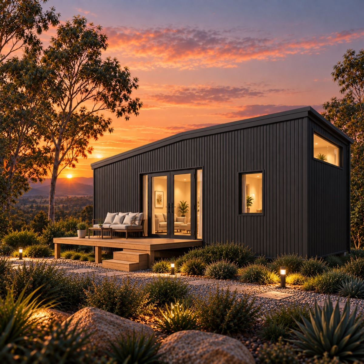 Tiny House Steel Frame Kitset – 2.95m x 10.2m
