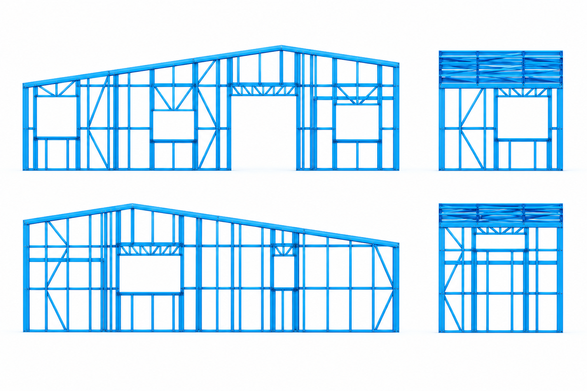 Tiny House Steel Frame Kitset – 2.95m x 10.2m