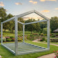 High Pitch Prefab modular steel frame building – modern A-frame roof structure system