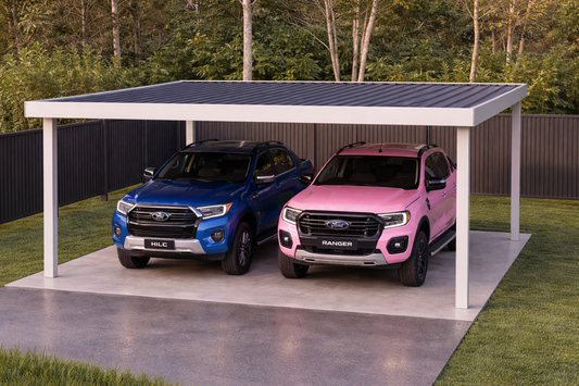 6m x 5.8m Double Carport Kit | Steel Carport Shelter | Galvanised G550 Frame with Colorbond Roof