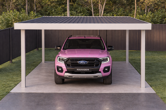 6m x 3m Steel Carport Kit – DIY Single Car Carport | Colorbond® Roof | Heavy Duty Steel Frame