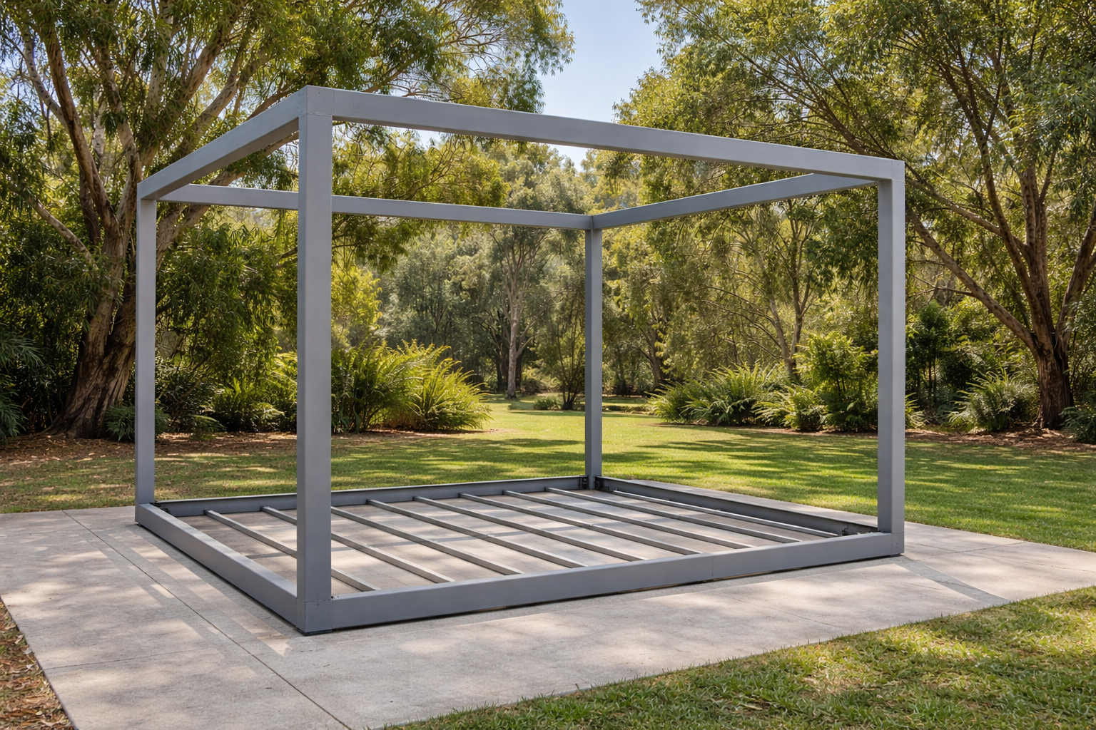 Modular Structural Frame Studio Pod Kit Home container frame Built for ...