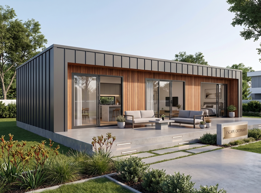 Granny Flat Home Room Accommodation Unit Steel Frame Kitset – 3m x 10m 30sqm Truecore Prefabricated