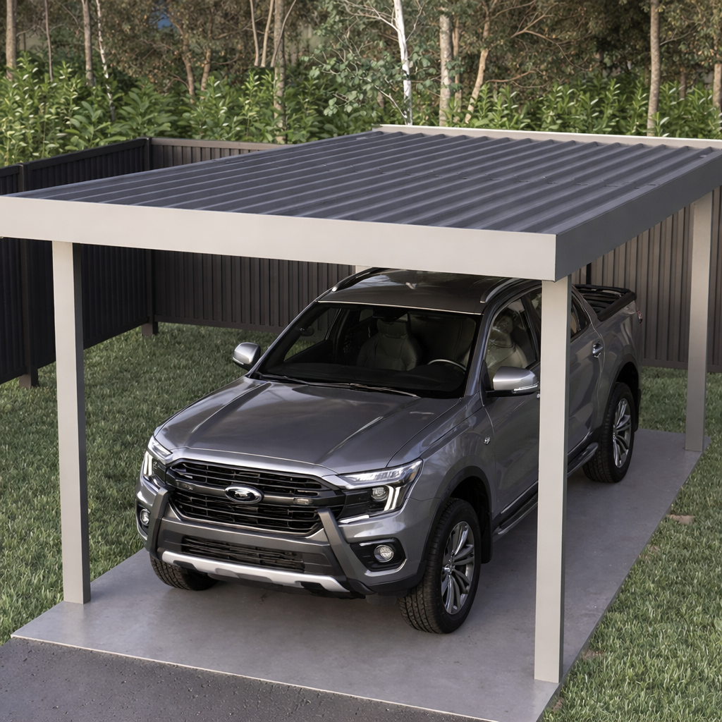 6m x 3.1m Single Carport